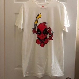 NWOT Deadpool Tshirt by Cannabox 100% Cotton Hanes